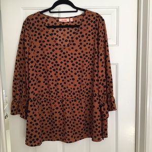 Evri Poka Dot Blouse